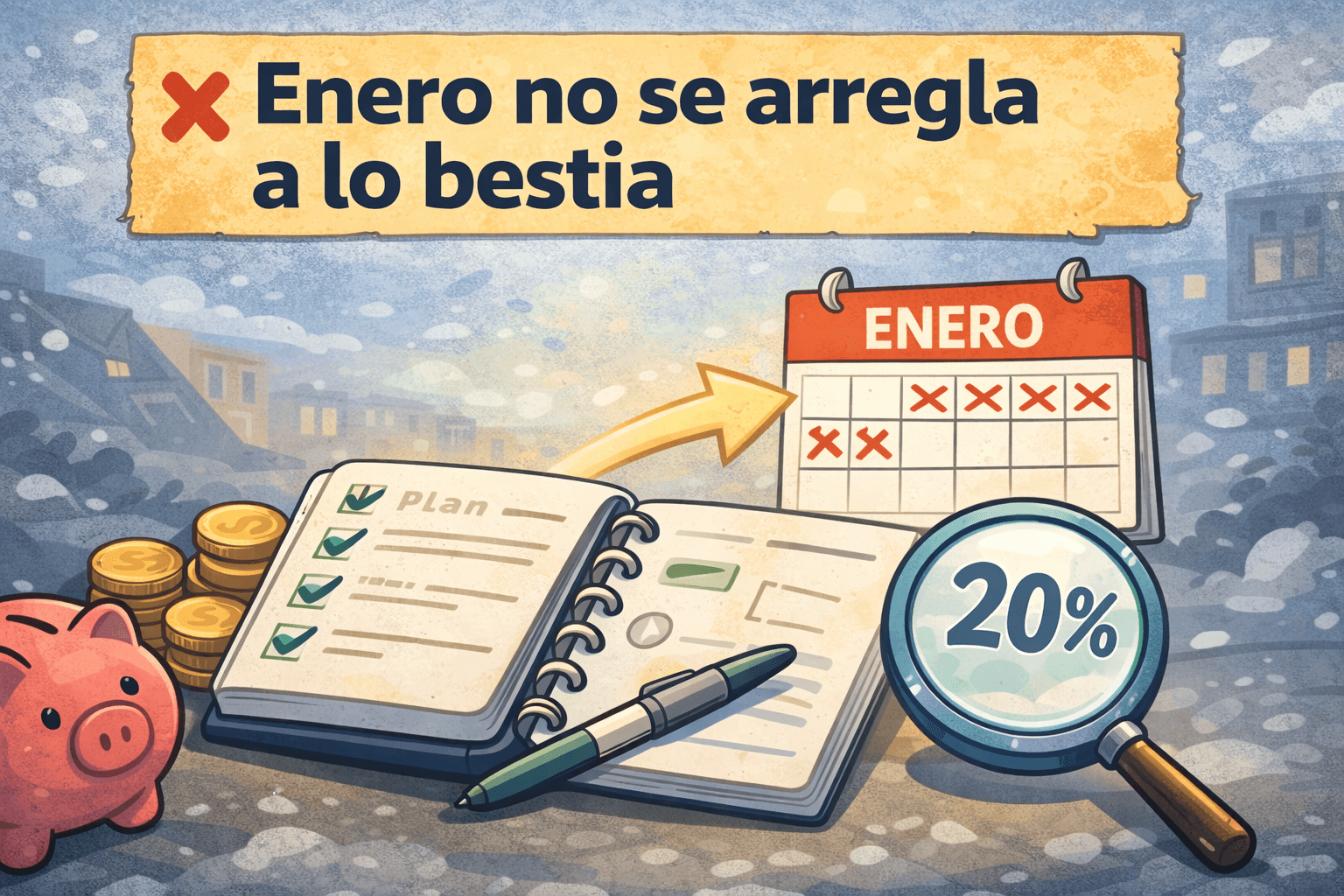 Imagen con calendario de enero